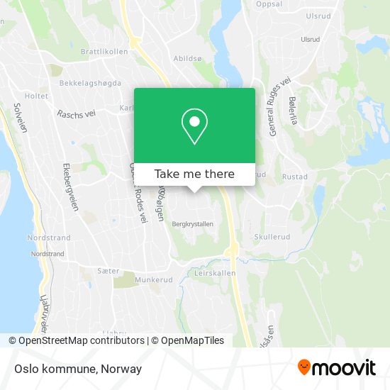 Oslo kommune map