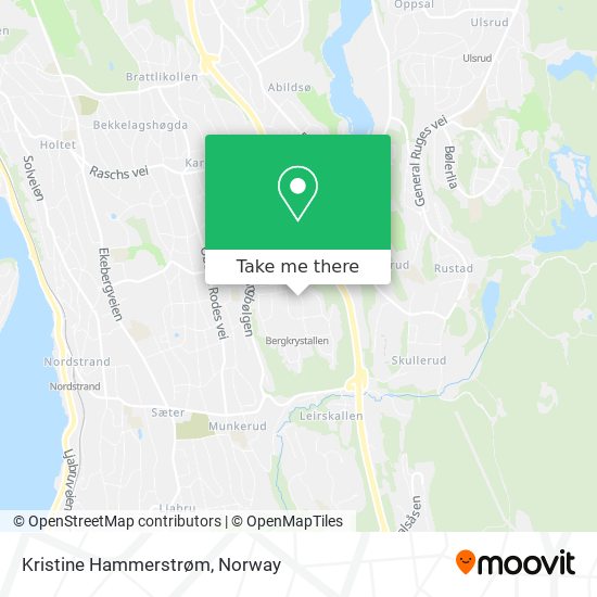 Kristine Hammerstrøm map