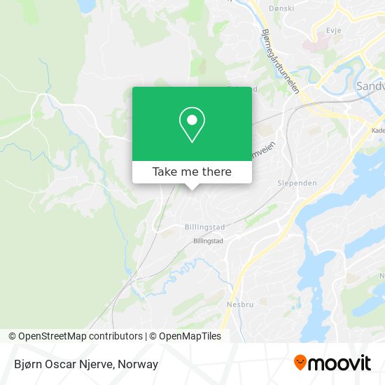 Bjørn Oscar Njerve map