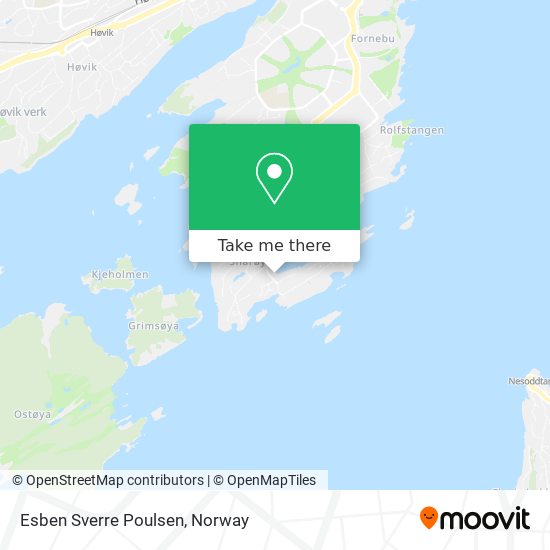 Esben Sverre Poulsen map