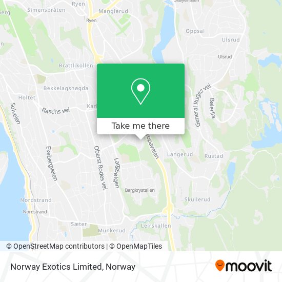 Norway Exotics Limited map