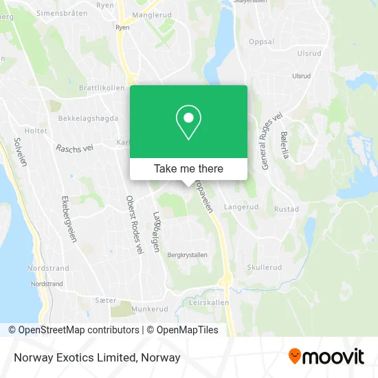 Norway Exotics Limited map