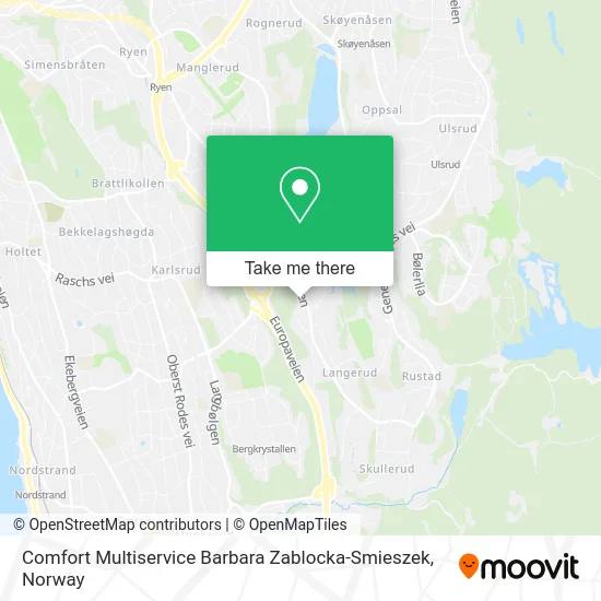 Comfort Multiservice Barbara Zablocka-Smieszek map