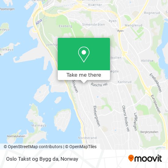 Oslo Takst og Bygg da map