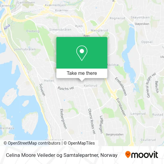Celina Moore Veileder og Samtalepartner map