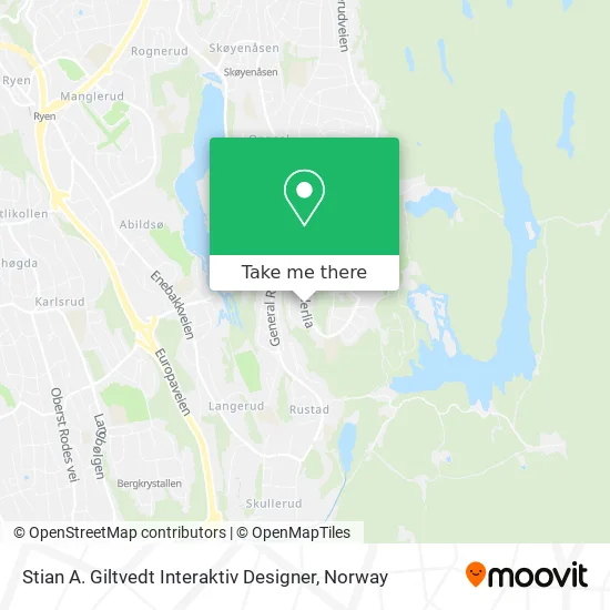 Stian A. Giltvedt Interaktiv Designer map