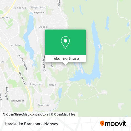 Haraløkka Barnepark map