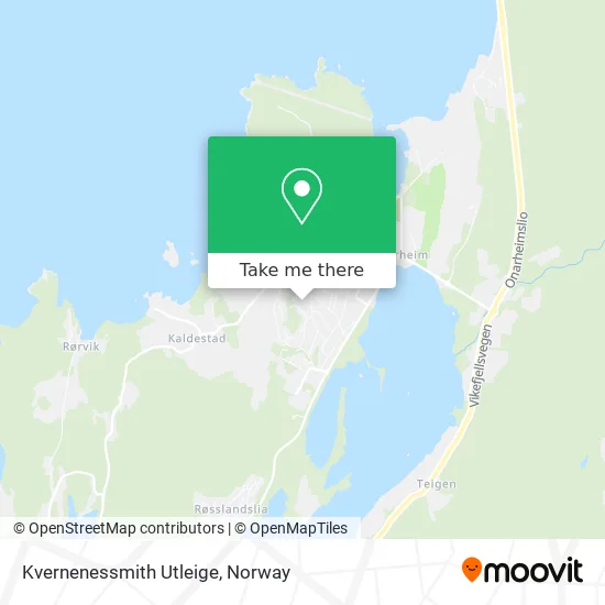 Kvernenessmith Utleige map