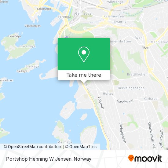Portshop Henning W Jensen map
