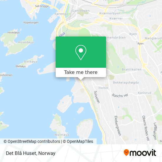 Det Blå Huset map