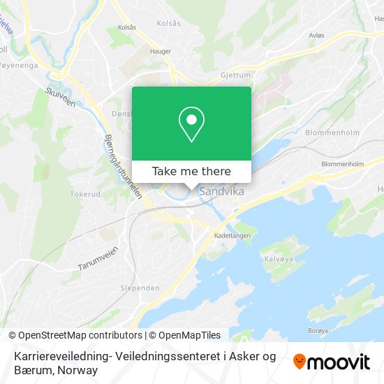 Karriereveiledning- Veiledningssenteret i Asker og Bærum map