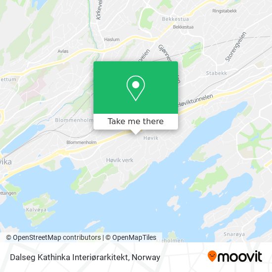 Dalseg Kathinka Interiørarkitekt map