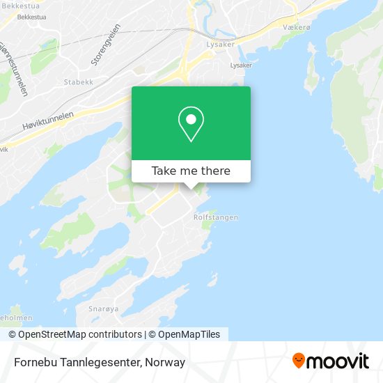 Fornebu Tannlegesenter map