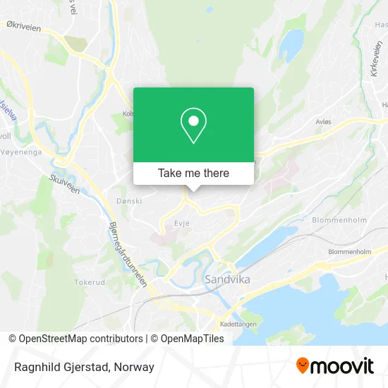 Ragnhild Gjerstad map