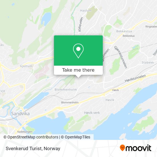 Svenkerud Turist map