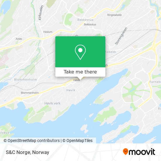 S&C Norge map