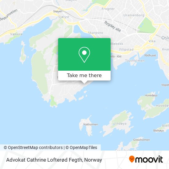 Advokat Cathrine Lofterød Fegth map