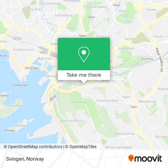 Svingen map