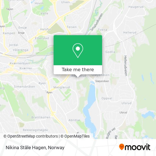 Nikina Ståle Hagen map