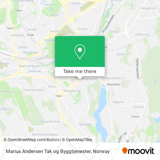 Marius Andersen Tak og Byggtjenester map