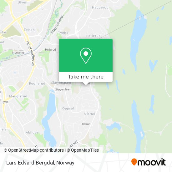 Lars Edvard Bergdal map