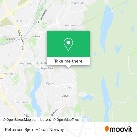 Pettersen Bjørn Håkon map