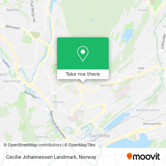 Cecilie Johannessen Landmark map