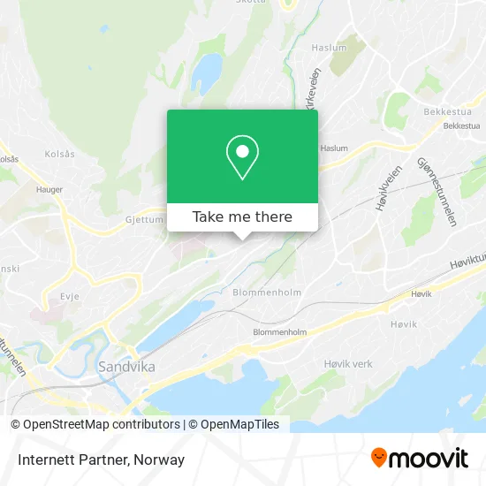 Internett Partner map