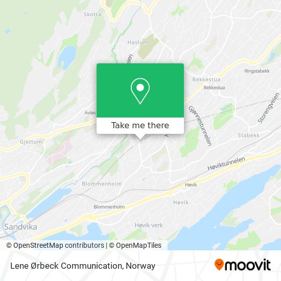 Lene Ørbeck Communication map