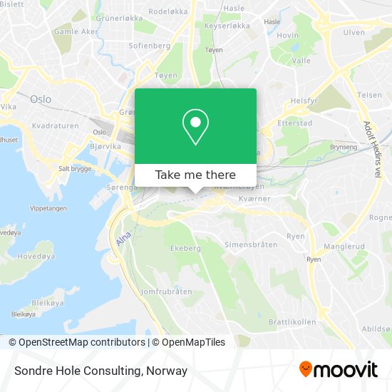 Sondre Hole Consulting map