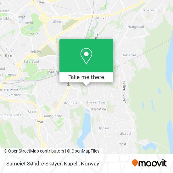 Sameiet Søndre Skøyen Kapell map