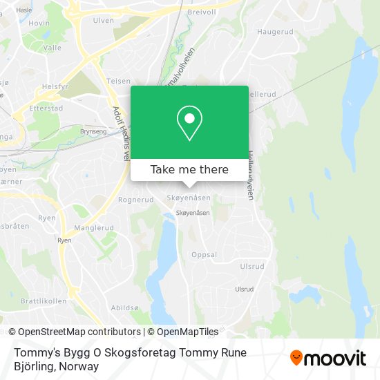 Tommy's Bygg O Skogsforetag Tommy Rune Björling map