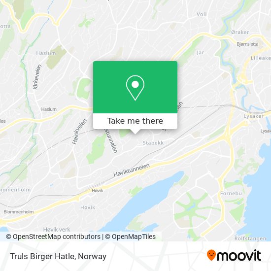 Truls Birger Hatle map