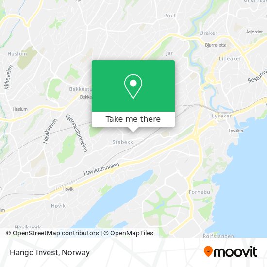 Hangö Invest map