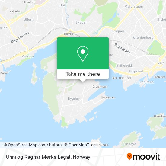 Unni og Ragnar Mørks Legat map