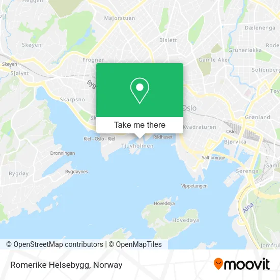 Romerike Helsebygg map