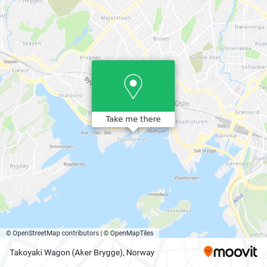 Takoyaki Wagon (Aker Brygge) map