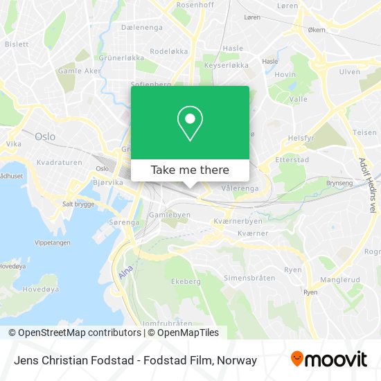 Jens Christian Fodstad - Fodstad Film map