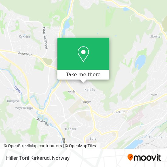 Hiller Toril Kirkerud map