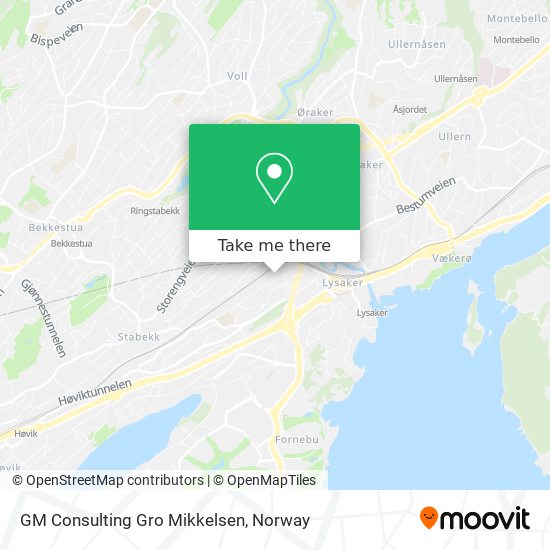 GM Consulting Gro Mikkelsen map