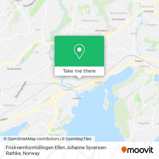 Friskvernformidlingen Ellen Johanne Syversen-Rathke map