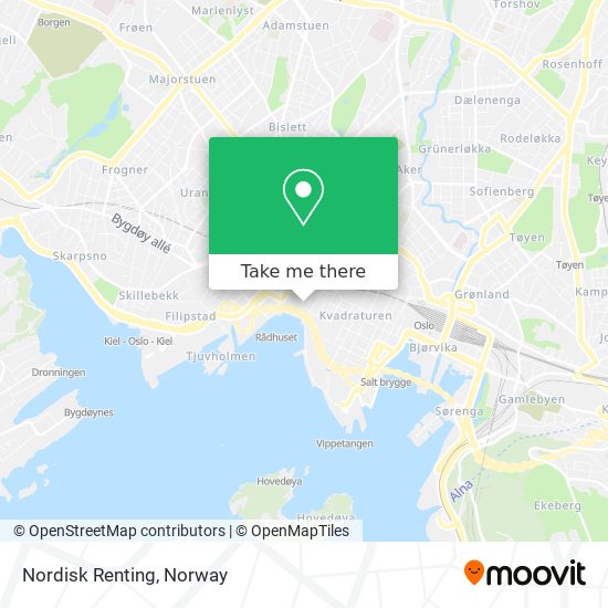 Nordisk Renting map