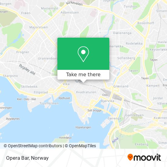 Opera Bar map