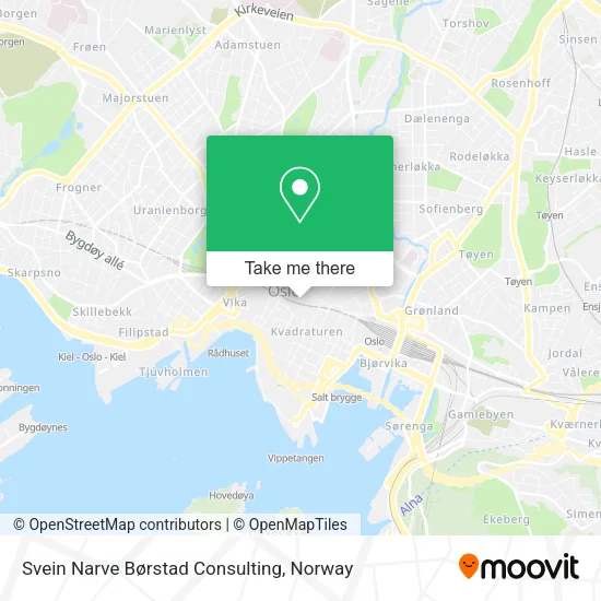 Svein Narve Børstad Consulting map