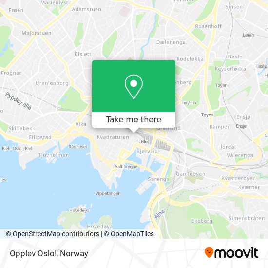 Opplev Oslo! map