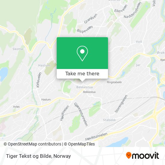 Tiger Tekst og Bilde map