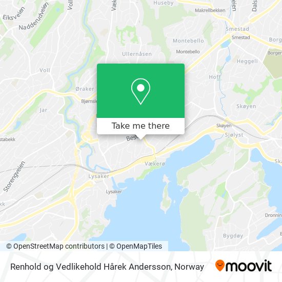 Renhold og Vedlikehold Hårek Andersson map