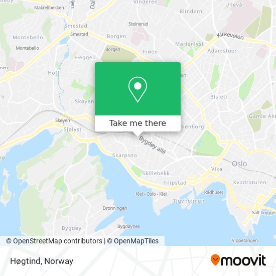 Høgtind map
