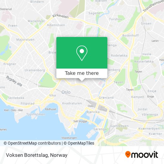 Voksen Borettslag map