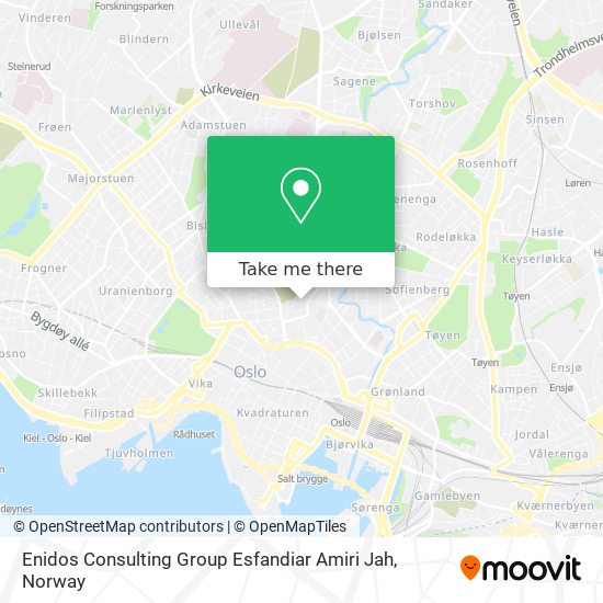Enidos Consulting Group Esfandiar Amiri Jah map